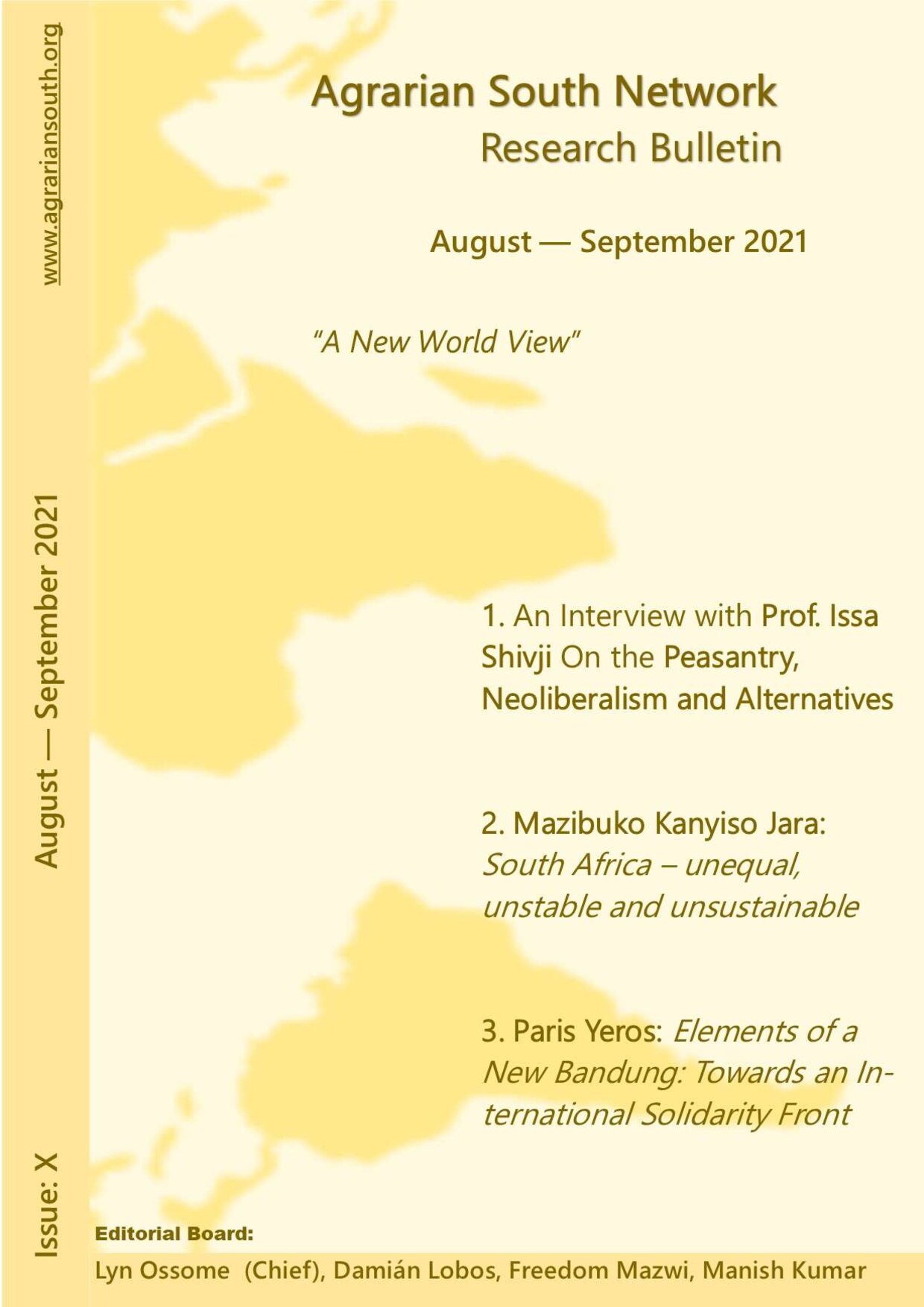 ASNRB No. 10 - Aug-Sept 2021: A New World View