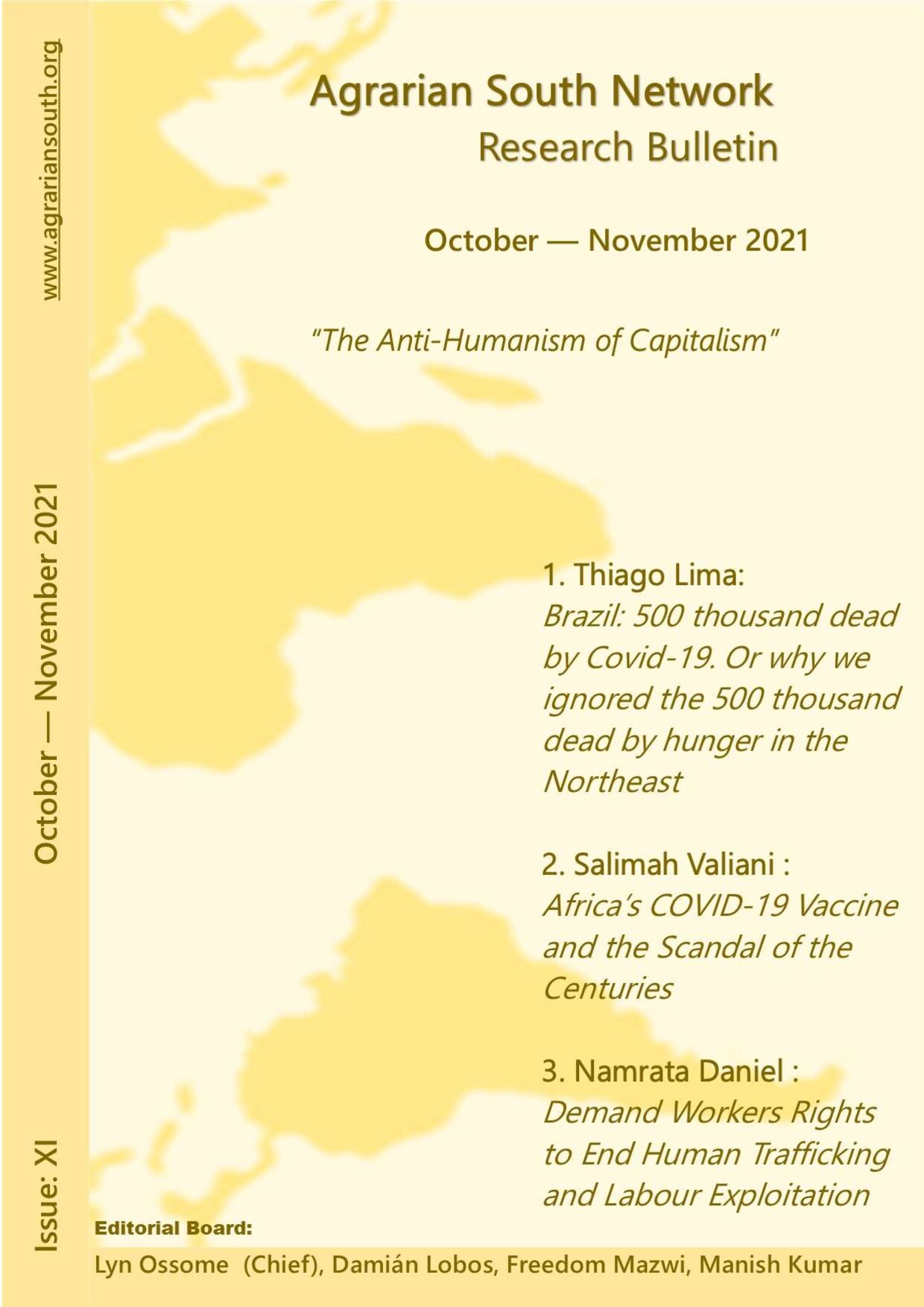 ASNRB No. 11 - Oct-Nov 2021: The Anti-Humanism of Capitalism