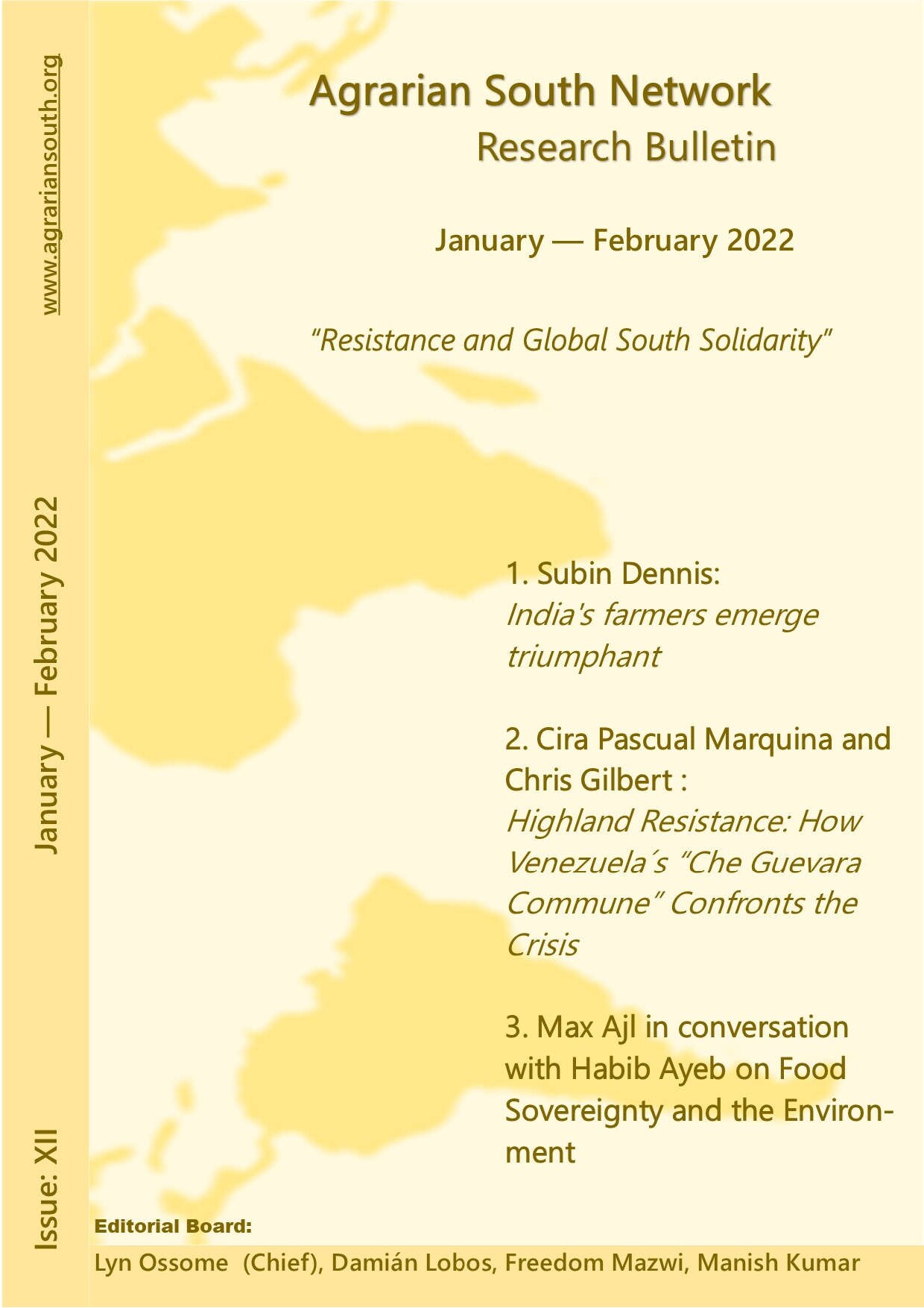ASNRB No. 12 - Jan-Feb 2022: Resistance and Global South Solidarity