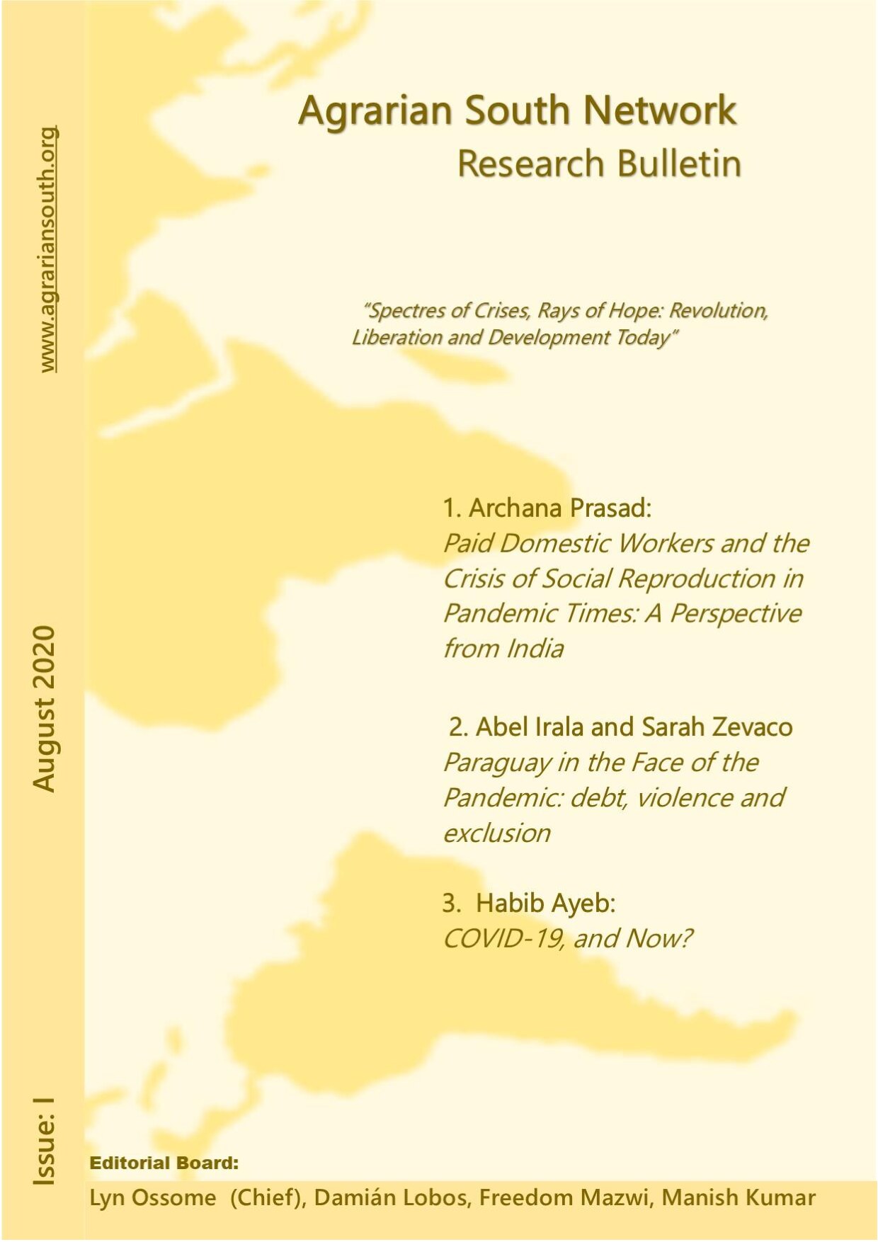 ANSRB No. 1: August 2020